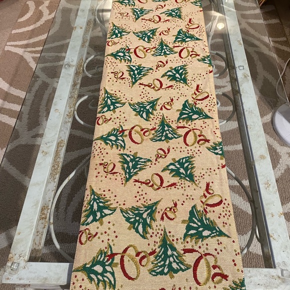 VTG Christmas Table Runner 70” x 12” Old And Pretty For Christmas‼️PRICE DROP‼️ - Picture 1 of 6